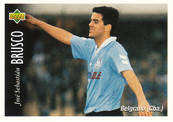 Jose Sebastian Brusco Club Atletico Belgrano 1995 Upper Deck Futbol Argentina #115